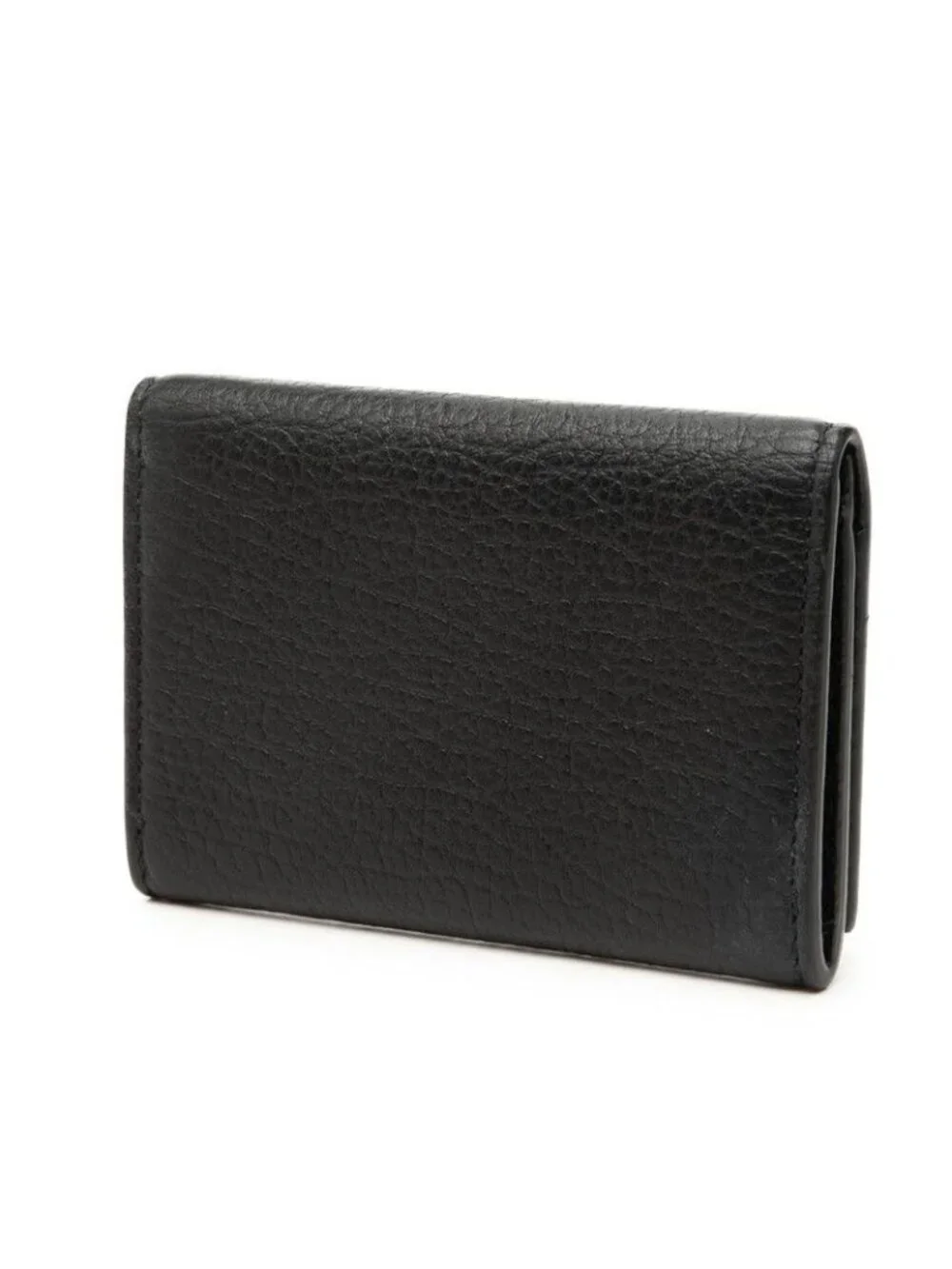 Gucci GG Marmont Card Case Business Holder Black Leather